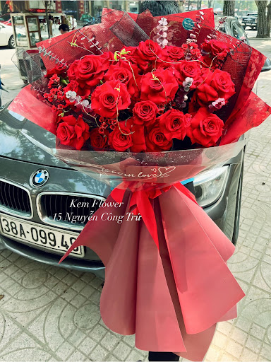 Kem Flower - 15 Nguyễn Công Trứ TP Hà Tĩnh - Tiệm Hoa Hoa Sáp Hà Tĩnh
