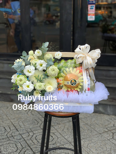 Ruby Fruit Cửa hàng hoa tươi - Giỏ Trái cây nhập khẩu - Tiệm Hoa Shop hoa tươi Trà Vinh
