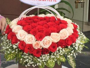 Giỏ hoa đẹp, lẳng hoa đẹp,giỏ hoa sinh nhật đẹp, giỏ hoa khai trương đẹp