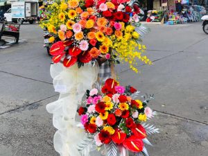 hoa khai trương, kệ hoa khai trương, kệ hoa khai trương đẹp, lẳng hoa khai trương đẹp, lẳng hoa khai trương