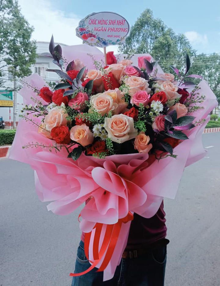 hoa sinh nhật, bó hoa sinh nhật, hoa sinh nhật đẹp