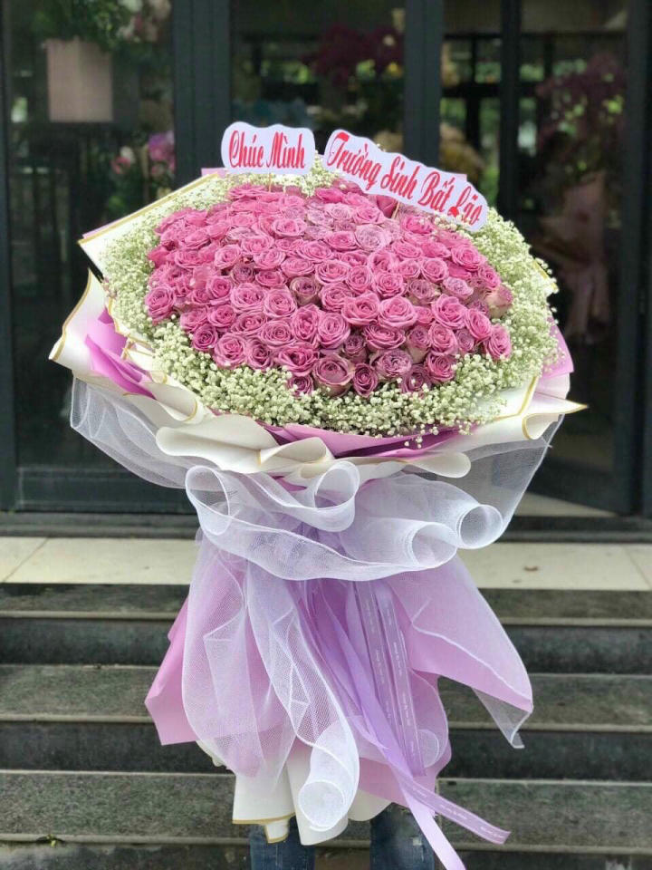 hoa sinh nhật, bó hoa sinh nhật, hoa sinh nhật đẹp