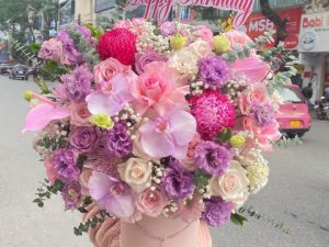 Giỏ hoa đẹp, lẳng hoa đẹp,giỏ hoa sinh nhật đẹp, giỏ hoa khai trương đẹp