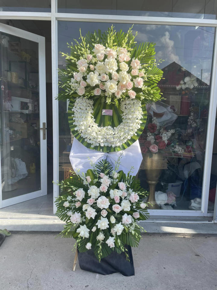 kệ hoa đám tang, kệ hoa viếng, lẳng hoa viếng, lẳng hoa đám tang