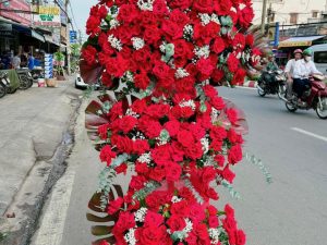 hoa khai trương, kệ hoa khai trương, kệ hoa khai trương đẹp, lẳng hoa khai trương đẹp, lẳng hoa khai trương