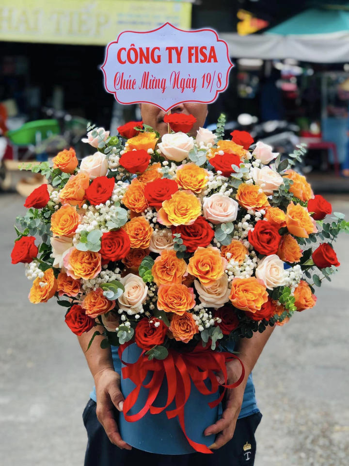 Giỏ hoa đẹp, lẳng hoa đẹp,giỏ hoa sinh nhật đẹp, giỏ hoa khai trương đẹp