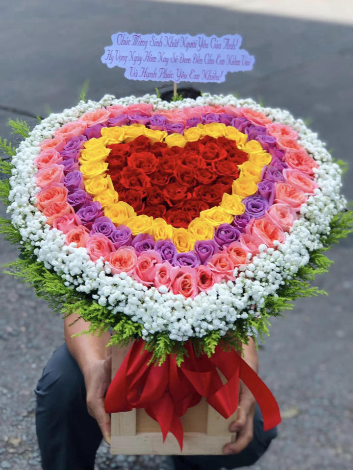 Giỏ hoa đẹp, lẳng hoa đẹp,giỏ hoa sinh nhật đẹp, giỏ hoa khai trương đẹp