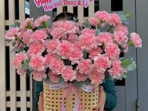 Giỏ hoa đẹp, lẳng hoa đẹp,giỏ hoa sinh nhật đẹp, giỏ hoa khai trương đẹp