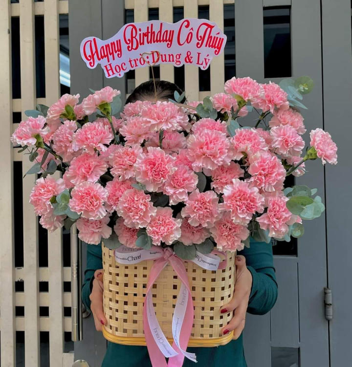 Giỏ hoa đẹp, lẳng hoa đẹp,giỏ hoa sinh nhật đẹp, giỏ hoa khai trương đẹp