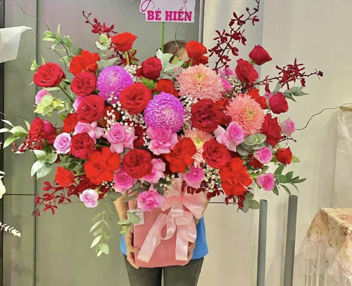 Giỏ hoa đẹp, lẳng hoa đẹp,giỏ hoa sinh nhật đẹp, giỏ hoa khai trương đẹp
