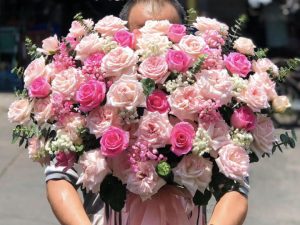 Giỏ hoa đẹp, lẳng hoa đẹp,giỏ hoa sinh nhật đẹp, giỏ hoa khai trương đẹp