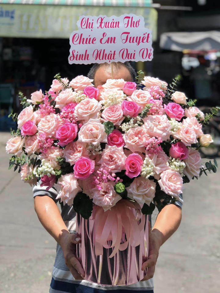 Giỏ hoa đẹp, lẳng hoa đẹp,giỏ hoa sinh nhật đẹp, giỏ hoa khai trương đẹp