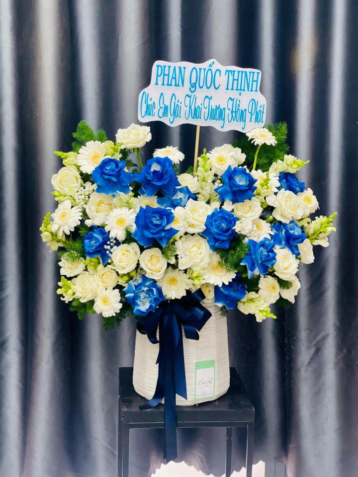 Giỏ hoa đẹp, lẳng hoa đẹp,giỏ hoa sinh nhật đẹp, giỏ hoa khai trương đẹp