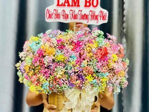 Giỏ hoa đẹp, lẳng hoa đẹp,giỏ hoa sinh nhật đẹp, giỏ hoa khai trương đẹp