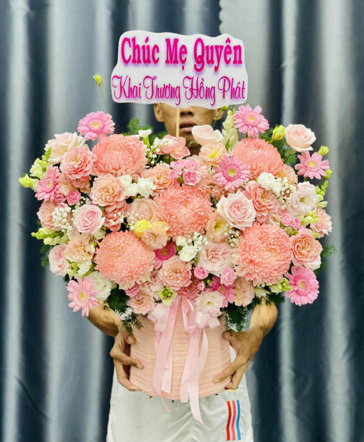 Giỏ hoa đẹp, lẳng hoa đẹp,giỏ hoa sinh nhật đẹp, giỏ hoa khai trương đẹp