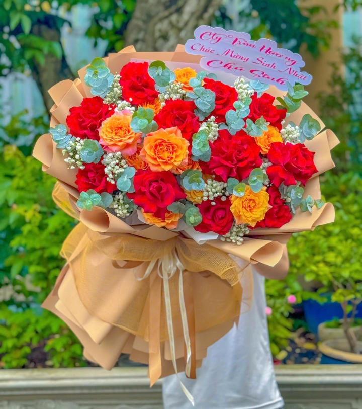 hoa sinh nhật, bó hoa sinh nhật, hoa sinh nhật đẹp