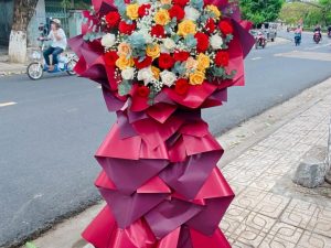 hoa khai trương, kệ hoa khai trương, kệ hoa khai trương đẹp, lẳng hoa khai trương đẹp, lẳng hoa khai trương