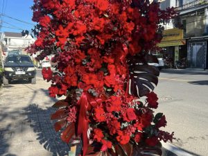 hoa khai trương, kệ hoa khai trương, kệ hoa khai trương đẹp, lẳng hoa khai trương đẹp, lẳng hoa khai trương