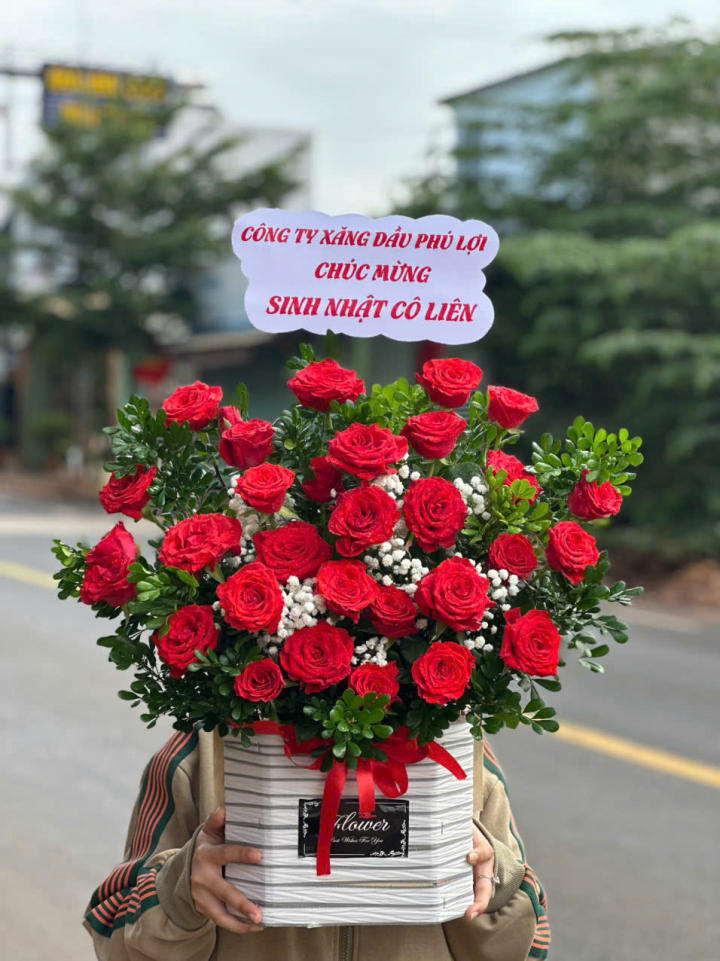 Giỏ hoa đẹp, lẳng hoa đẹp,giỏ hoa sinh nhật đẹp, giỏ hoa khai trương đẹp