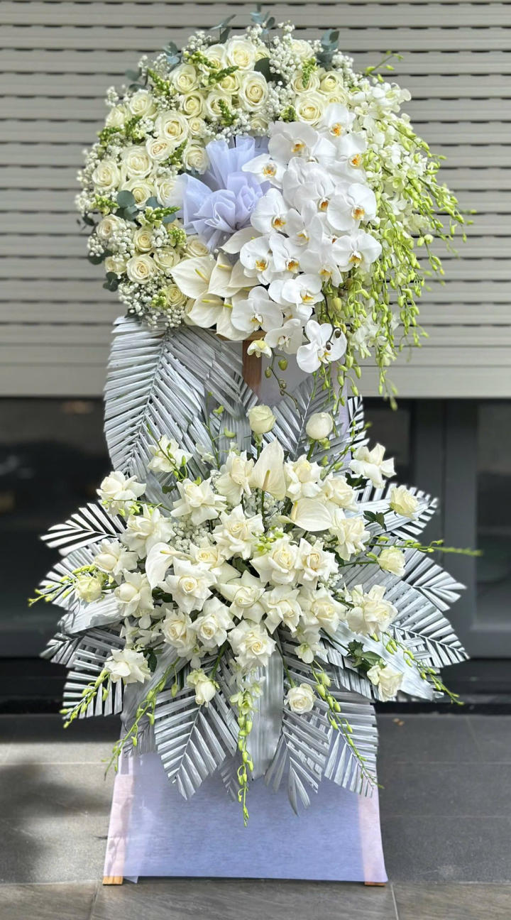 kệ hoa đám tang, kệ hoa viếng, lẳng hoa viếng, lẳng hoa đám tang