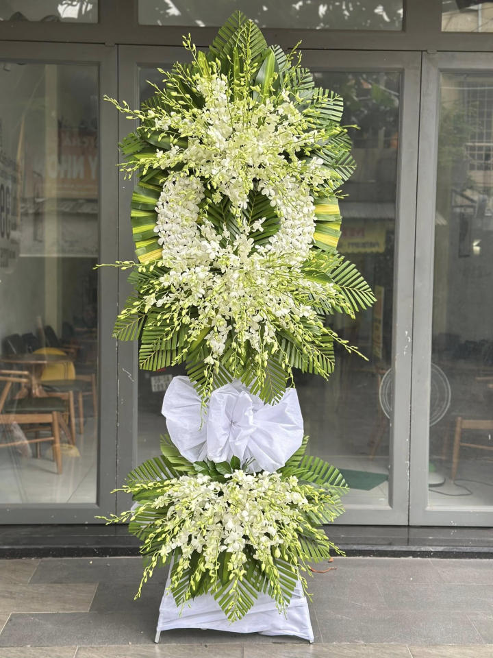 kệ hoa đám tang, kệ hoa viếng, lẳng hoa viếng, lẳng hoa đám tang