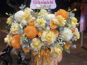 Giỏ hoa đẹp, lẳng hoa đẹp,giỏ hoa sinh nhật đẹp, giỏ hoa khai trương đẹp