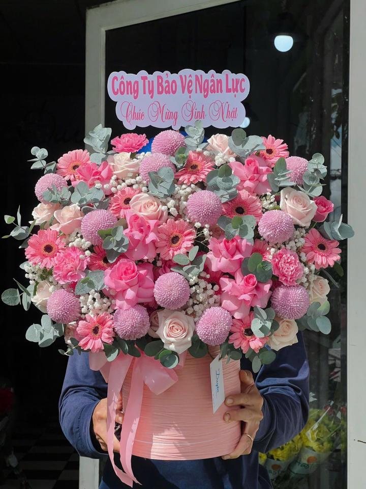 Giỏ hoa đẹp, lẳng hoa đẹp,giỏ hoa sinh nhật đẹp, giỏ hoa khai trương đẹp