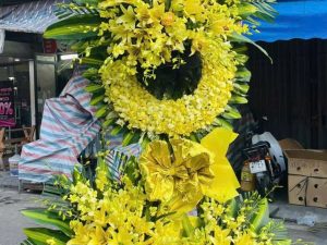 kệ hoa đám tang, kệ hoa viếng, lẳng hoa viếng, lẳng hoa đám tang