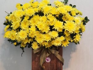 Giỏ hoa đám tang, lẳng hoa đám tang, lẳng hoa viếng, giỏ hoa viếng