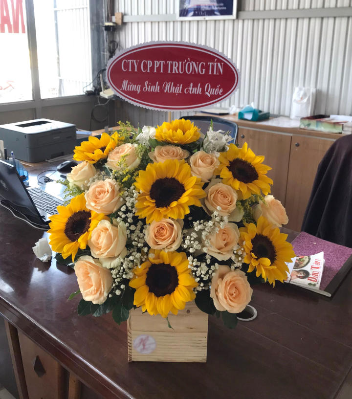 Giỏ hoa đẹp, lẳng hoa đẹp,giỏ hoa sinh nhật đẹp, giỏ hoa khai trương đẹp