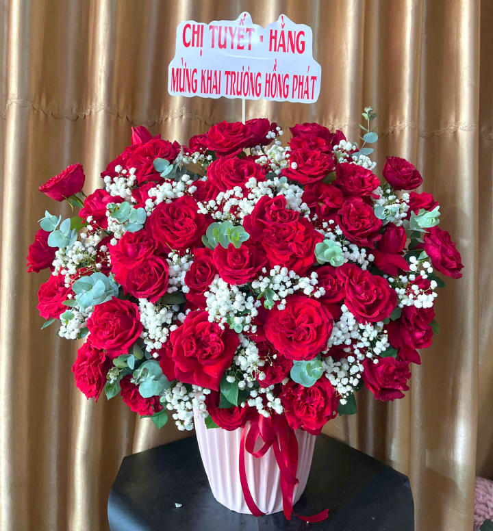 Giỏ hoa đẹp, lẳng hoa đẹp,giỏ hoa sinh nhật đẹp, giỏ hoa khai trương đẹp