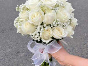bó hoa cưới, bó hoa cưới đẹp, bó hoa cưới sang trọng