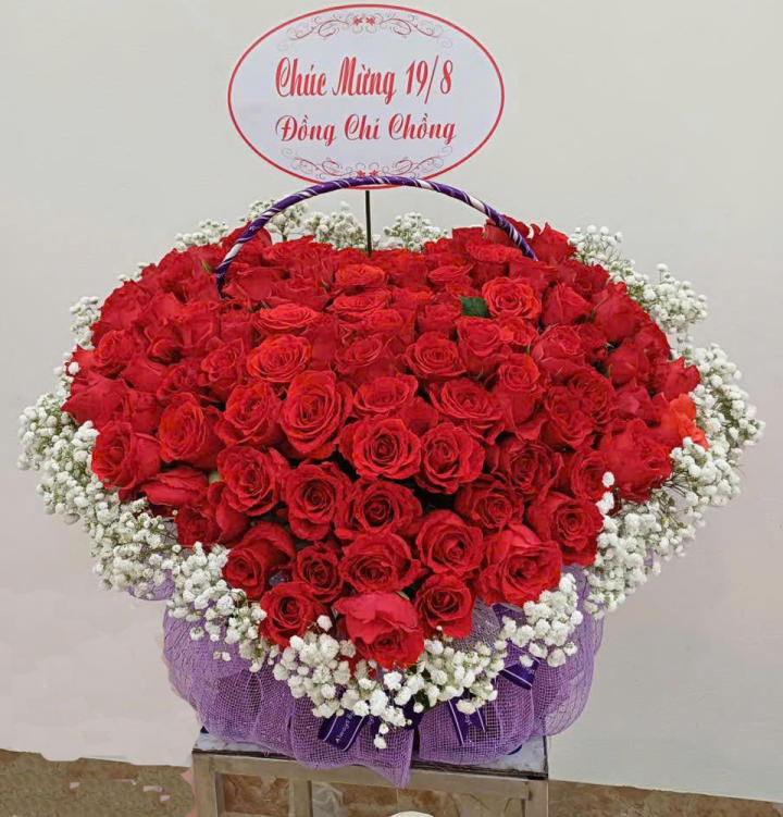 Giỏ hoa đẹp, lẳng hoa đẹp,giỏ hoa sinh nhật đẹp, giỏ hoa khai trương đẹp