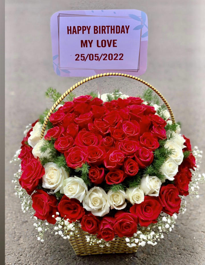 Giỏ hoa đẹp, lẳng hoa đẹp,giỏ hoa sinh nhật đẹp, giỏ hoa khai trương đẹp