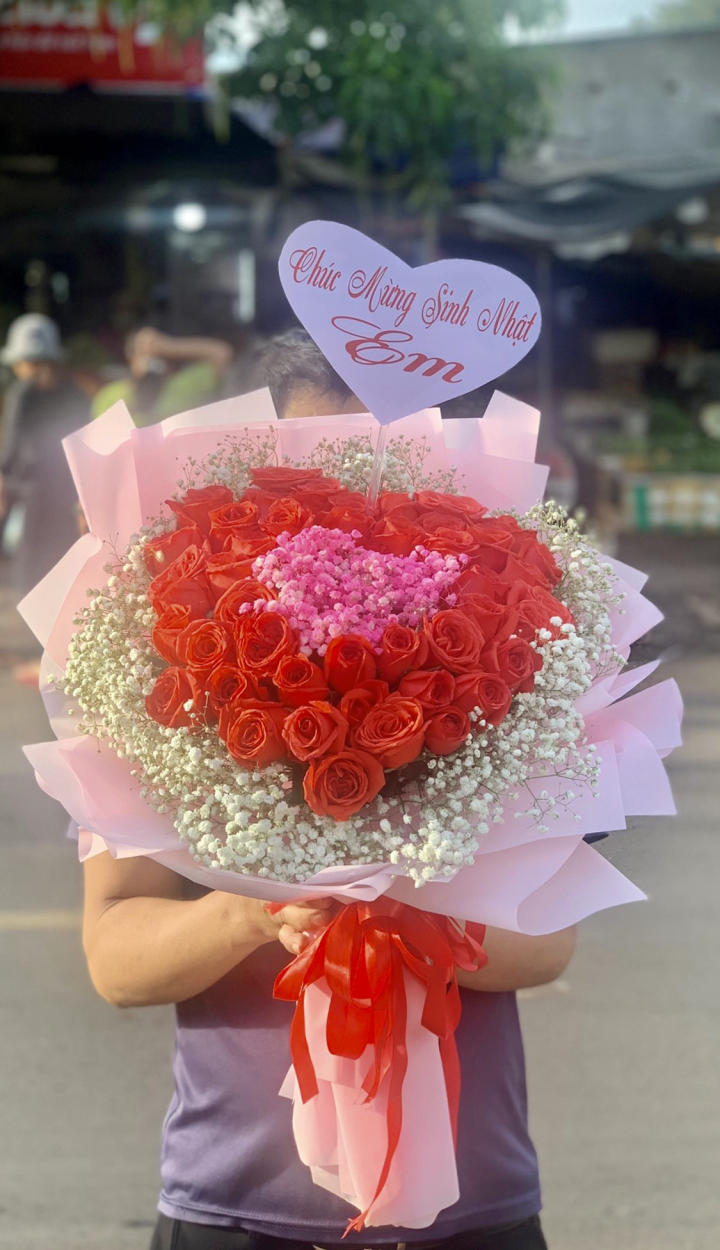 hoa sinh nhật, bó hoa sinh nhật, hoa sinh nhật đẹp