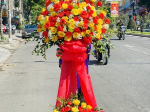 hoa khai trương, kệ hoa khai trương, kệ hoa khai trương đẹp, lẳng hoa khai trương đẹp, lẳng hoa khai trương