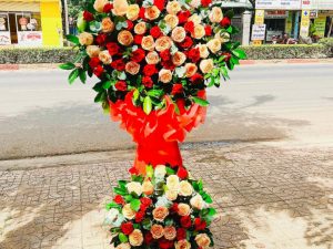 hoa khai trương, kệ hoa khai trương, kệ hoa khai trương đẹp, lẳng hoa khai trương đẹp, lẳng hoa khai trương