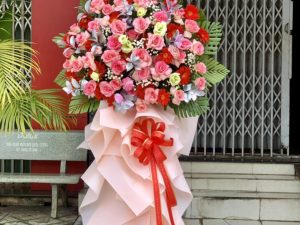 hoa khai trương, kệ hoa khai trương, kệ hoa khai trương đẹp, lẳng hoa khai trương đẹp, lẳng hoa khai trương