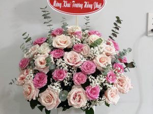 Giỏ hoa đẹp, lẳng hoa đẹp,giỏ hoa sinh nhật đẹp, giỏ hoa khai trương đẹp