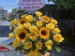 Giỏ hoa đẹp, lẳng hoa đẹp,giỏ hoa sinh nhật đẹp, giỏ hoa khai trương đẹp