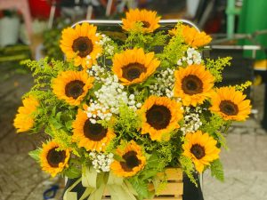 Giỏ hoa đẹp, lẳng hoa đẹp,giỏ hoa sinh nhật đẹp, giỏ hoa khai trương đẹp