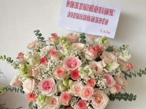 Giỏ hoa đẹp, lẳng hoa đẹp,giỏ hoa sinh nhật đẹp, giỏ hoa khai trương đẹp