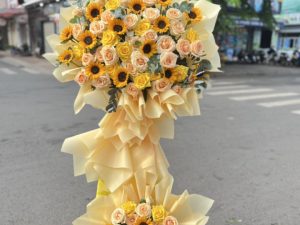 hoa khai trương, kệ hoa khai trương, kệ hoa khai trương đẹp, lẳng hoa khai trương đẹp, lẳng hoa khai trương