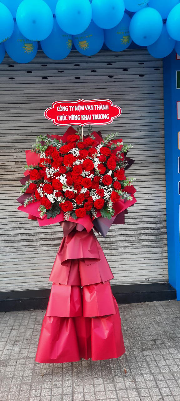 hoa khai trương, kệ hoa khai trương, kệ hoa khai trương đẹp, lẳng hoa khai trương đẹp, lẳng hoa khai trương