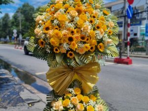 hoa khai trương, kệ hoa khai trương, kệ hoa khai trương đẹp, lẳng hoa khai trương đẹp, lẳng hoa khai trương