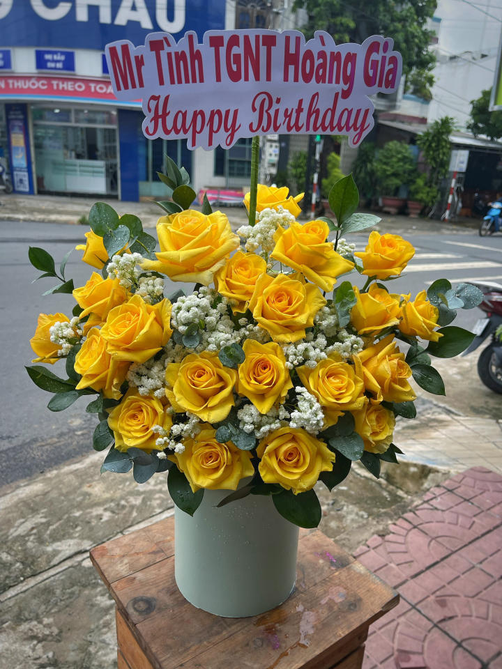 Giỏ hoa đẹp, lẳng hoa đẹp,giỏ hoa sinh nhật đẹp, giỏ hoa khai trương đẹp