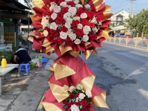 hoa khai trương, kệ hoa khai trương, kệ hoa khai trương đẹp, lẳng hoa khai trương đẹp, lẳng hoa khai trương