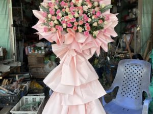 hoa khai trương, kệ hoa khai trương, kệ hoa khai trương đẹp, lẳng hoa khai trương đẹp, lẳng hoa khai trương