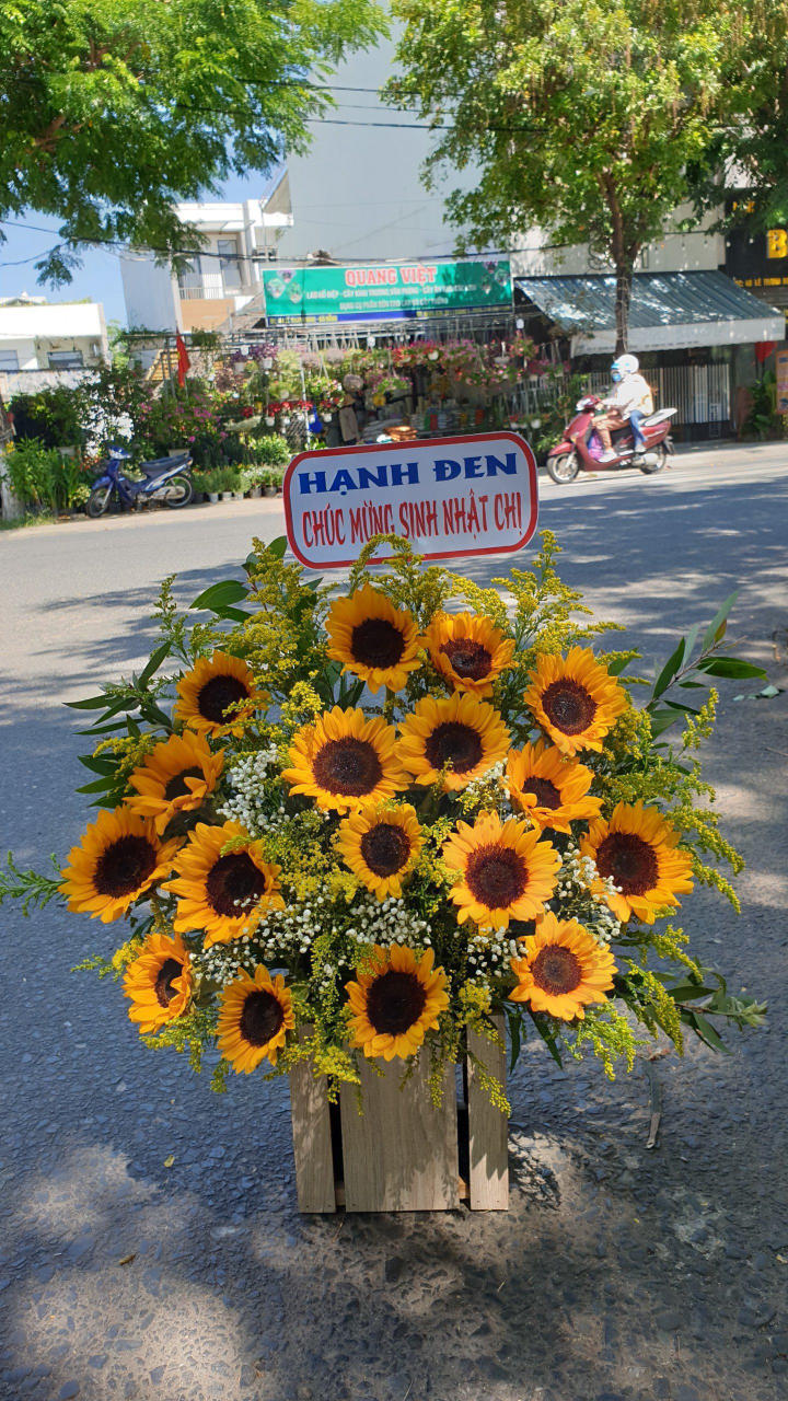 Giỏ hoa đẹp, lẳng hoa đẹp,giỏ hoa sinh nhật đẹp, giỏ hoa khai trương đẹp