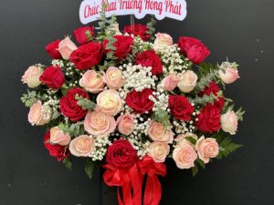 Giỏ hoa đẹp, lẳng hoa đẹp,giỏ hoa sinh nhật đẹp, giỏ hoa khai trương đẹp